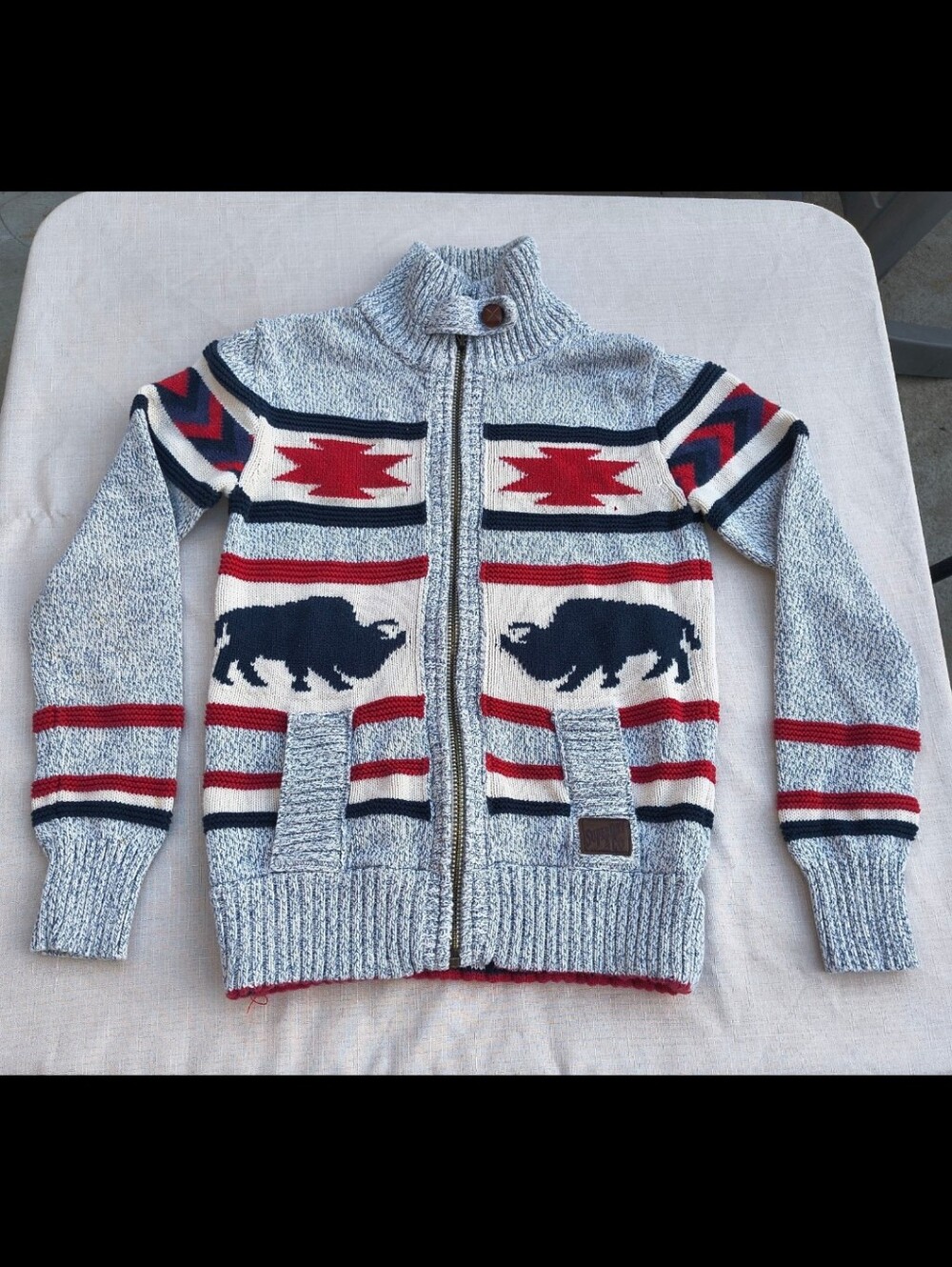 Superdry Men's Buffalo Knit Zip-through Cardigan